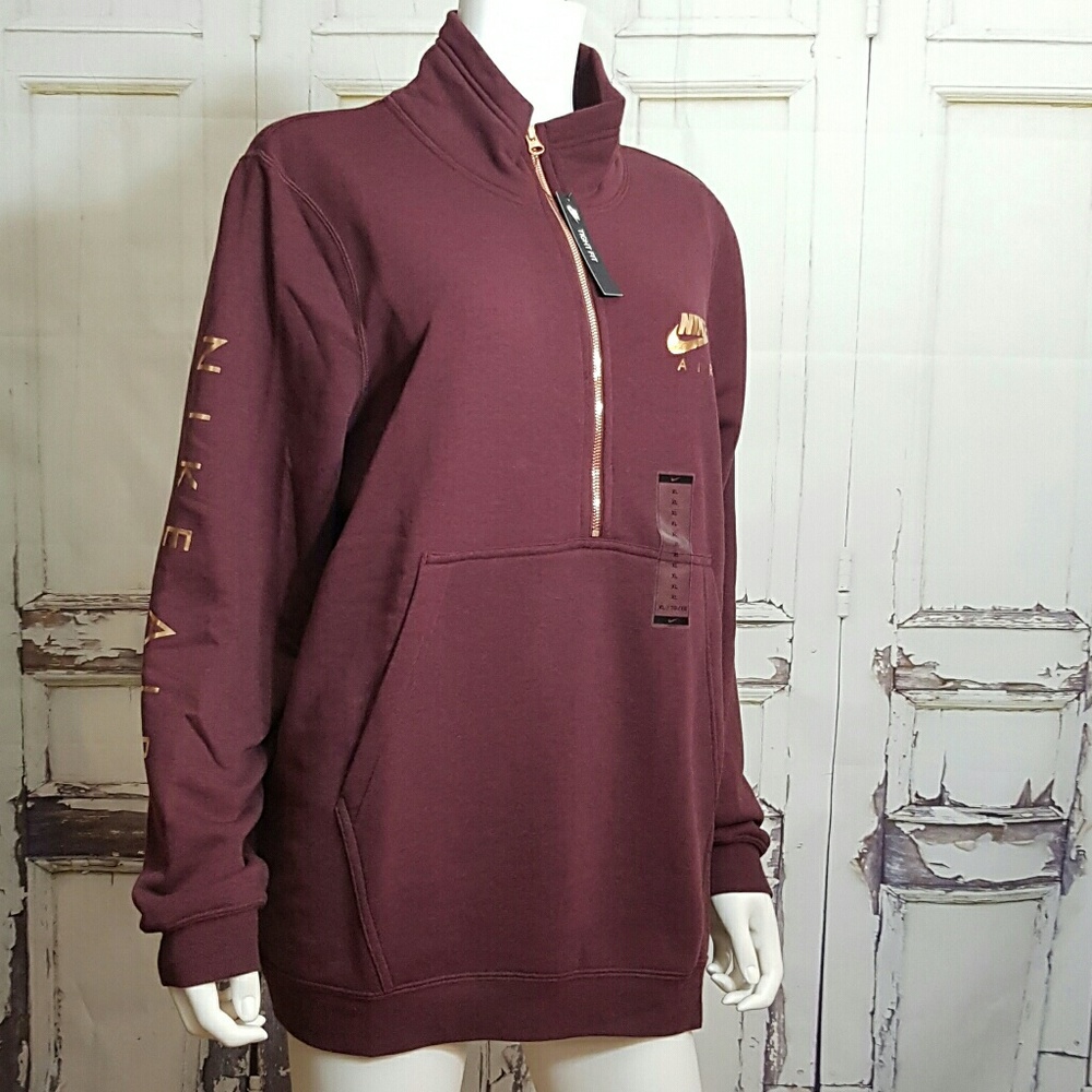 Womens Nike Air Half-zip Sweater NWT